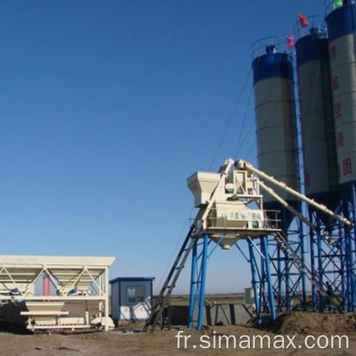 centrale à béton prête pour la construction